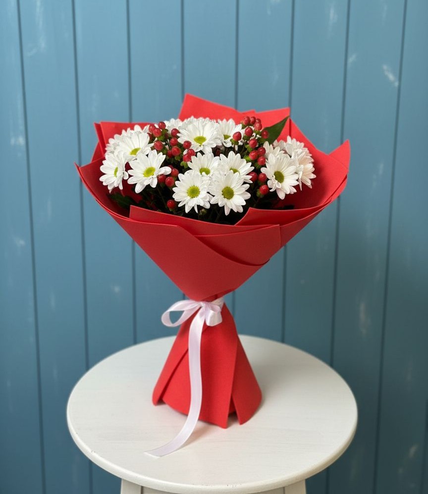 Букет цветов из: Хризантемы в Ворсме