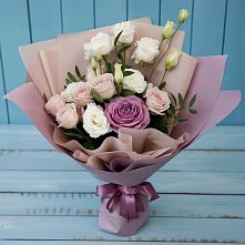 Букет цветов из:  Розы и Лизиантусы в Ворсме
