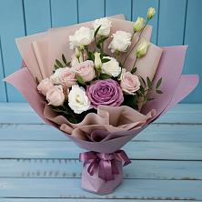 Букет цветов из:  Розы и Лизиантусы в Ворсме