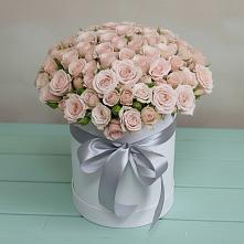 Цветочная композиция из Розы в шляпной коробке в Ворсме