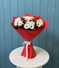 Букет цветов из:  Хризантемы #REPLACE_PRED# Ворсме