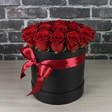 Цветочная композиция из Розы в шляпной коробке в Ворсме