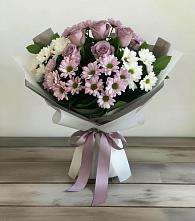 Букет цветов из:  Хризантемы и Розы в Ворсме