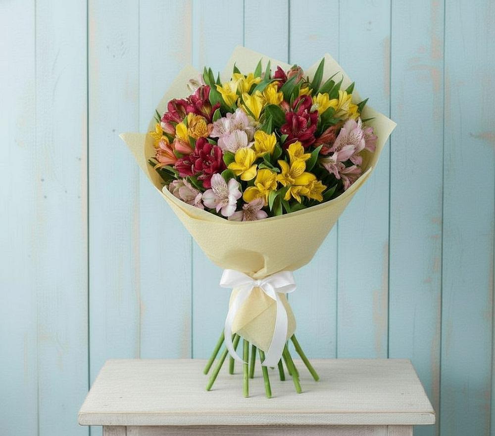 Букет цветов из: Альстромерии в Ворсме